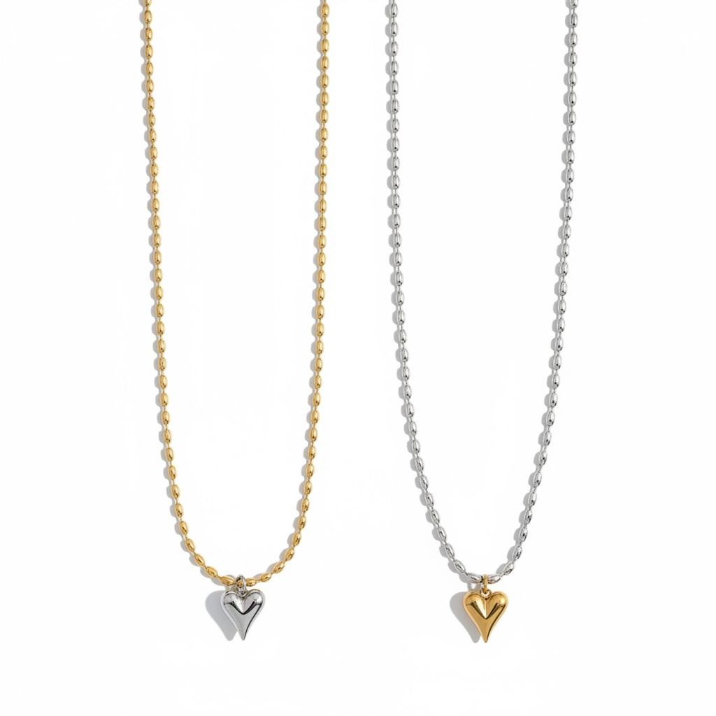 Collar Corazón Dual