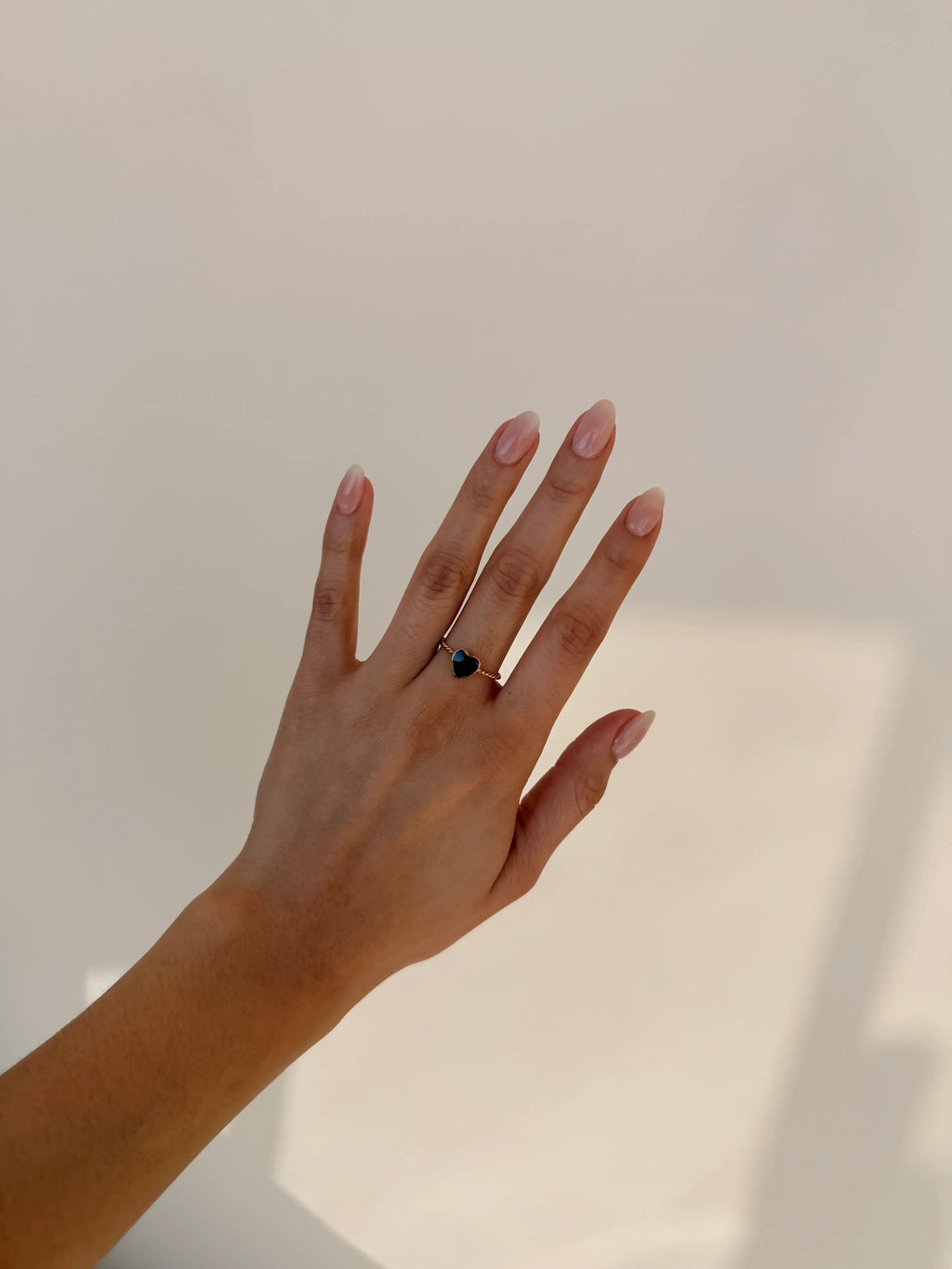 Anillo Corazon Citrino