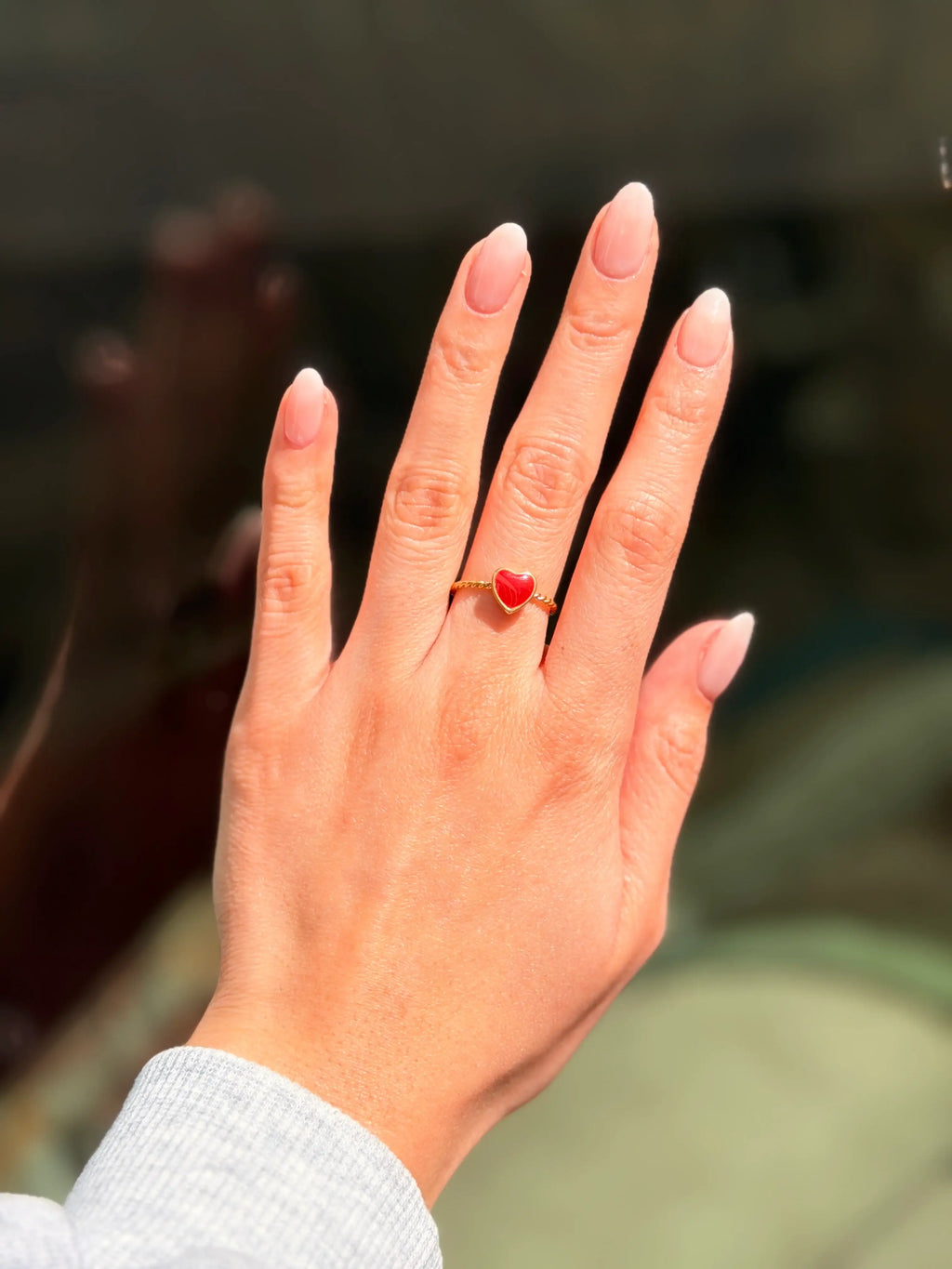 Anillo Corazon Citrino